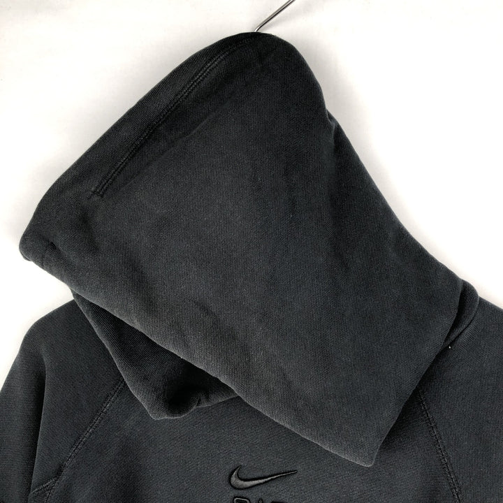 Nike Center Logo Sweat Pullover Hoodie, Men's Size Small cotton black type Vintage Second Hand