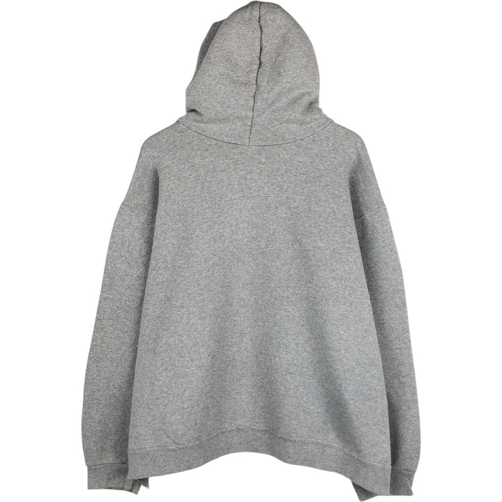 Nike Center Logo Sweat Pullover Hoodie, Made in Canada, Men's XXL equivalent. cotton gray type Vintage Second Hand