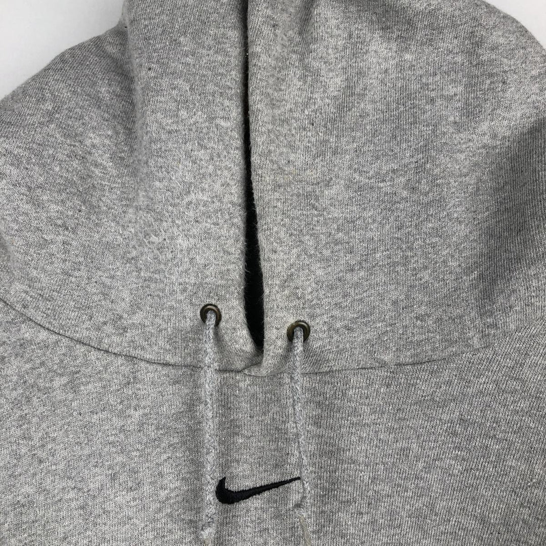 Nike Center Logo Sweat Pullover Hoodie, Made in Canada, Men's XXL equivalent. cotton gray type Vintage Second Hand
