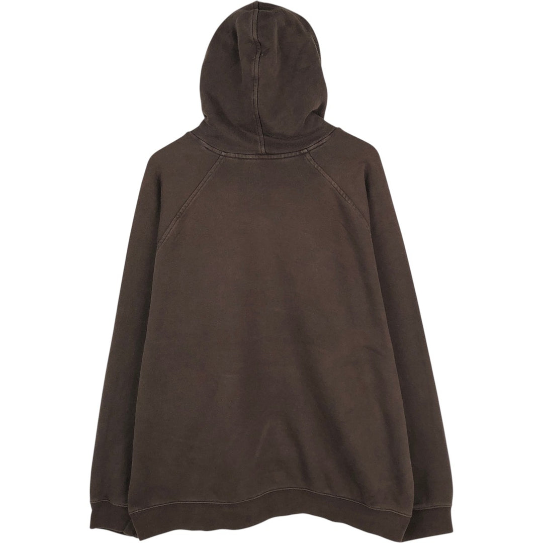 Nike Sweat Pullover Hoodie Men's XXL cotton brown type Vintage Second Hand