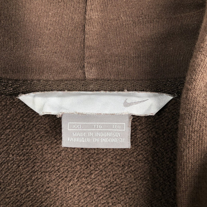 Nike Sweat Pullover Hoodie Men's XXL cotton brown type Vintage Second Hand
