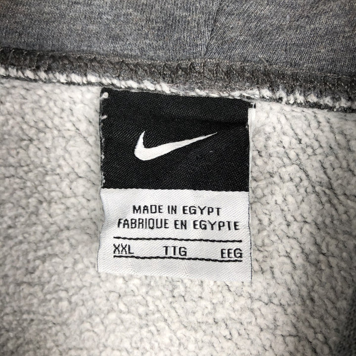 Nike Center Logo Sweat Pullover Hoodie, Men's XXL cotton gray type Vintage Second Hand