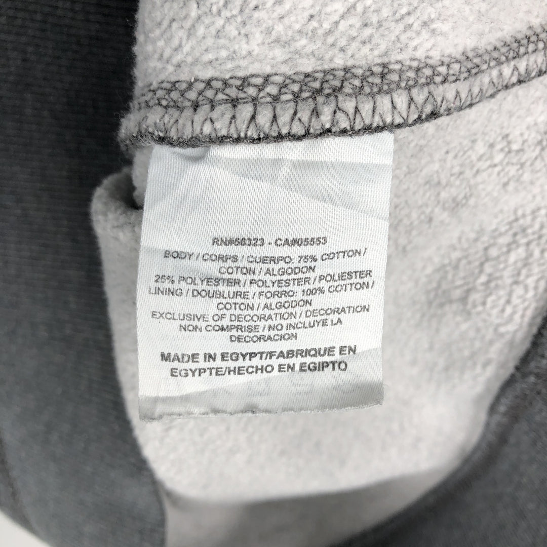 Nike Center Logo Sweat Pullover Hoodie, Men's XXL cotton gray type Vintage Second Hand