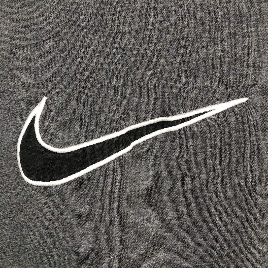 Nike Center Logo Sweat Pullover Hoodie, Men's XXL cotton gray type Vintage Second Hand