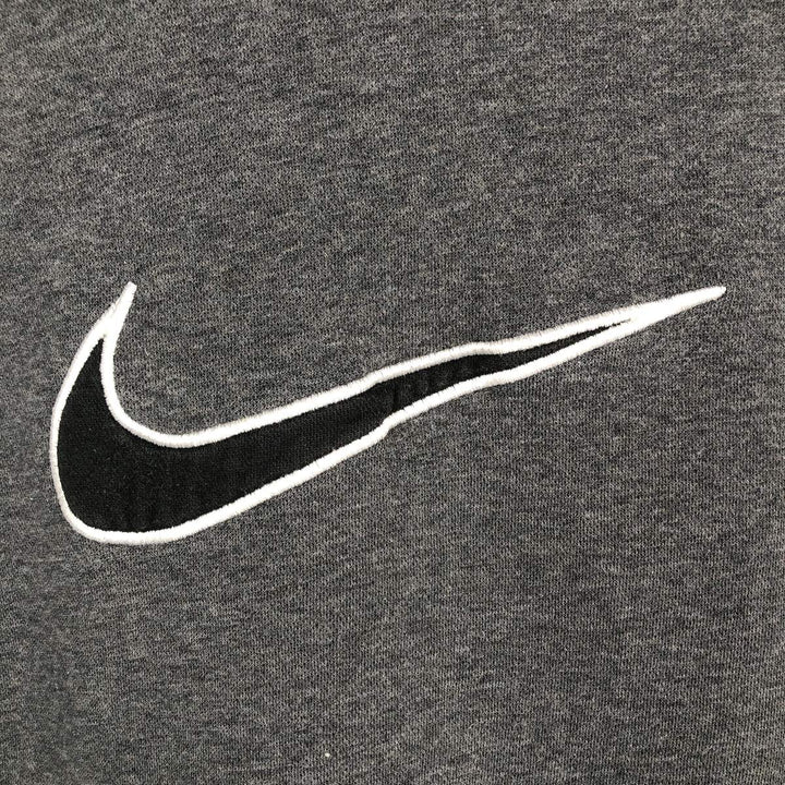Nike Center Logo Sweat Pullover Hoodie, Men's XXL cotton gray type Vintage Second Hand