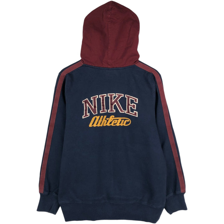 Nike Sweat Pullover Hoodie, Men's Size M cotton navy blue type Vintage Second Hand