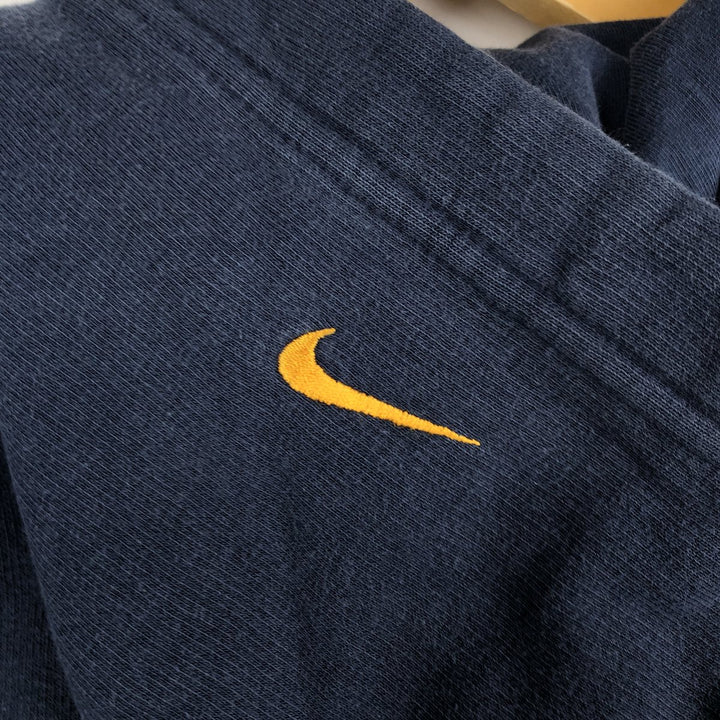 Nike Sweat Pullover Hoodie, Men's Size M cotton navy blue type Vintage Second Hand