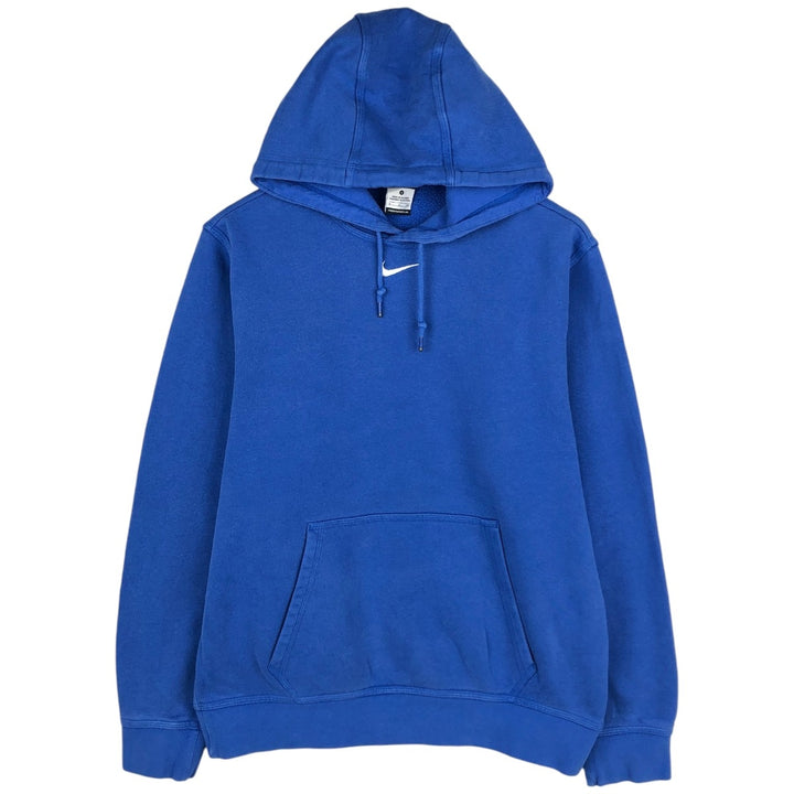 Nike Center Logo Sweat Pullover Hoodie, Men's Size Small cotton blue type Vintage Second Hand