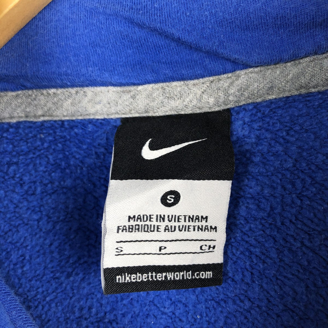 Nike Center Logo Sweat Pullover Hoodie, Men's Size Small cotton blue type Vintage Second Hand