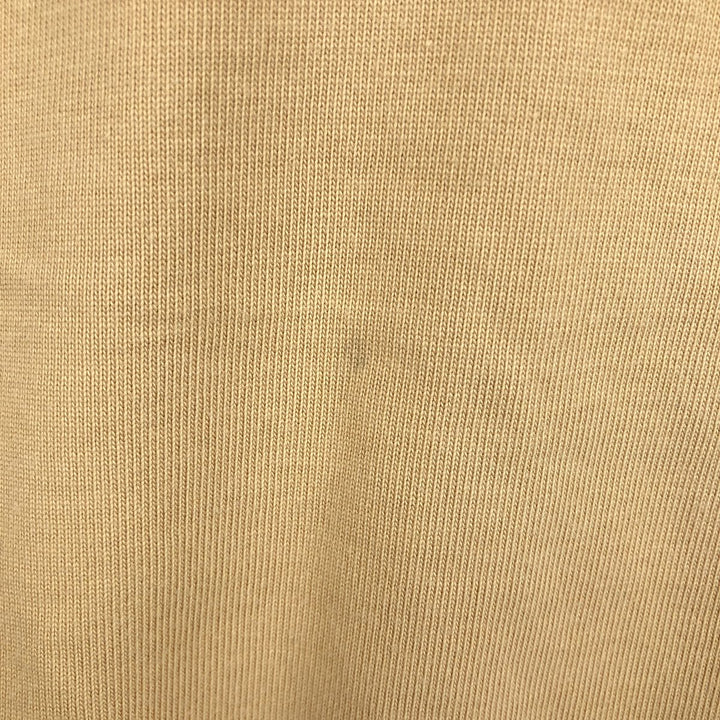 90'S LLBean Long-Sleeve Rugby Shirt, Men's Size L (Equivalent), Vintage cotton Beige type Vintage Second Hand