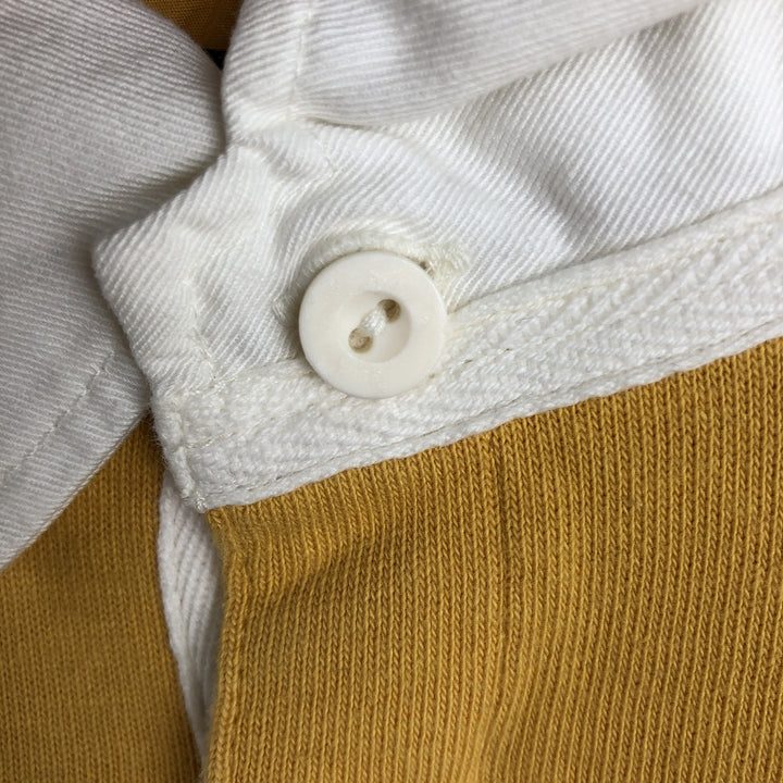 90'S GAP Long-Sleeve Rugby Shirt, Men's Size L (approx.), Vintage cotton yellow type Vintage Second Hand