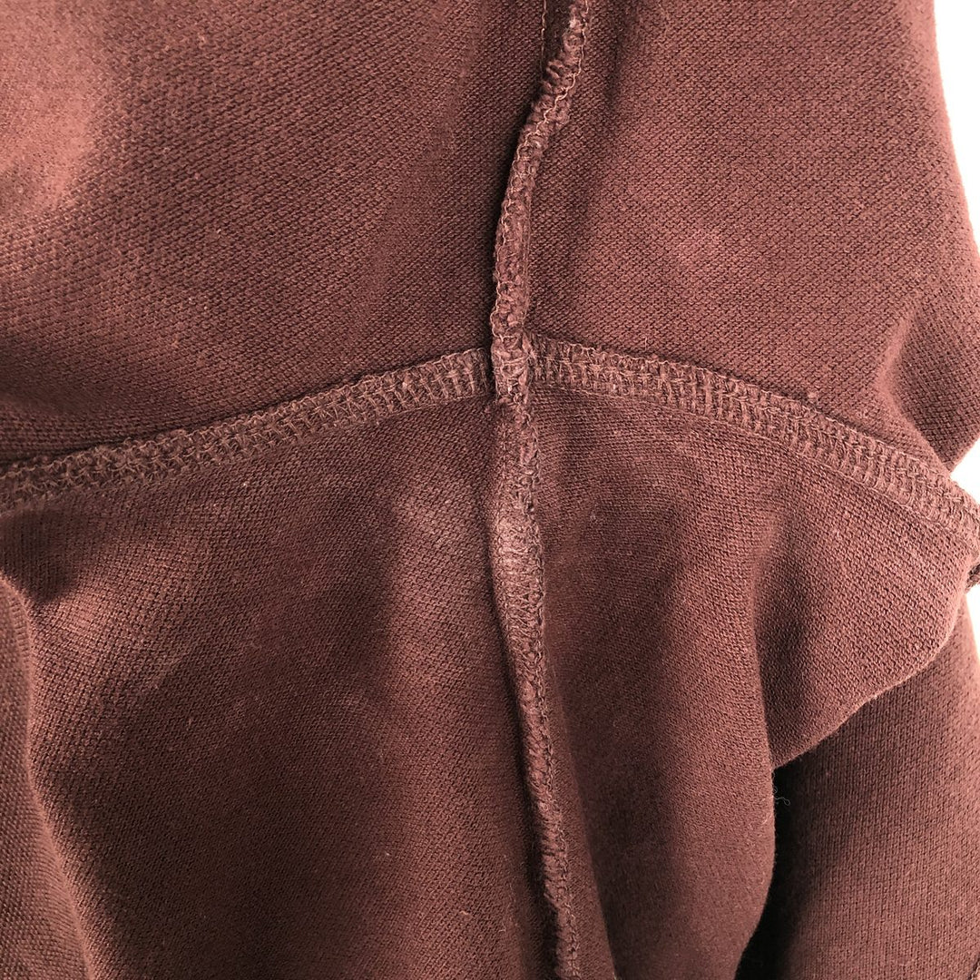90'S J.Crew Long-Sleeve Polo Shirt, Men's Size L (Equivalent), Vintage cotton brown type Vintage Second Hand