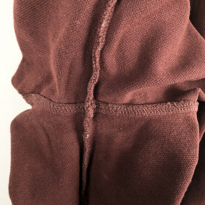 90'S J.Crew Long-Sleeve Polo Shirt, Men's Size L (Equivalent), Vintage cotton brown type Vintage Second Hand