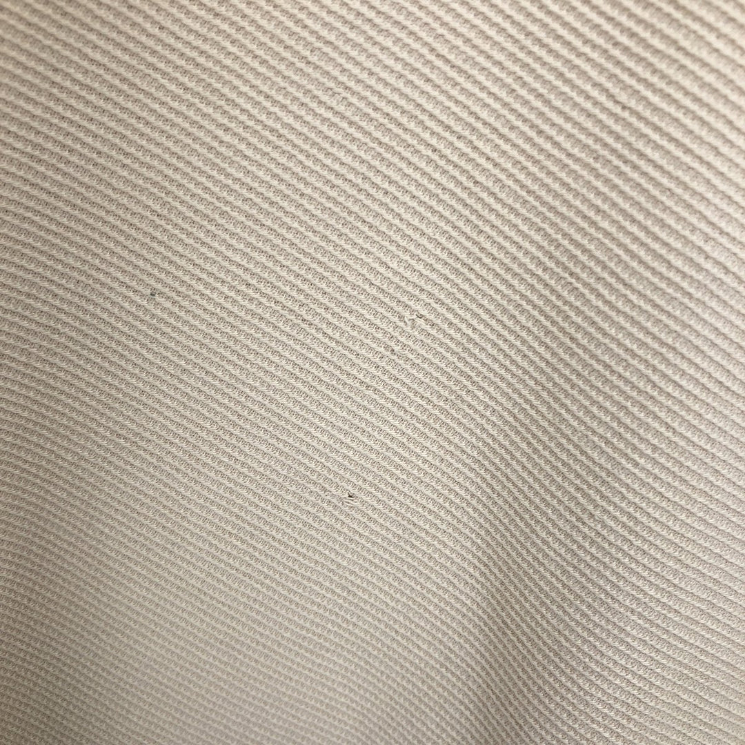 LLBean Men's Long Sleeve Polo Shirt (Size XL) cotton Beige type Vintage Second Hand