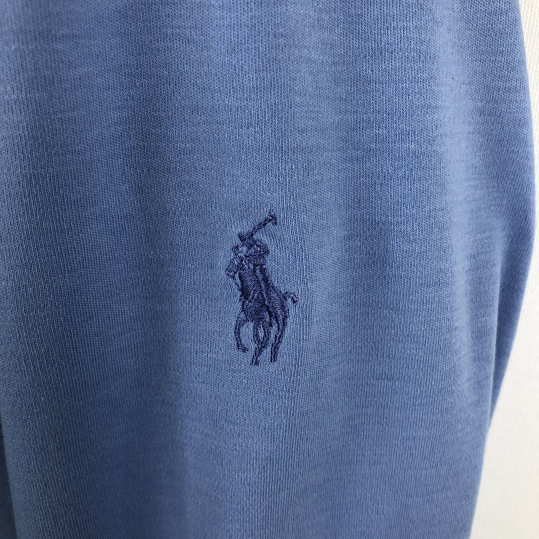 Ralph Lauren POLO GOLF Long sleeve polo shirt for men, size L Pima Cotton Blue type light blue Vintage Second Hand