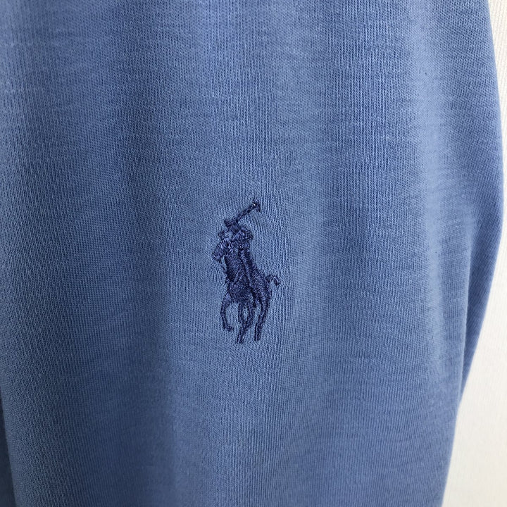 Ralph Lauren POLO GOLF Long sleeve polo shirt for men, size L Pima Cotton Blue type light blue Vintage Second Hand