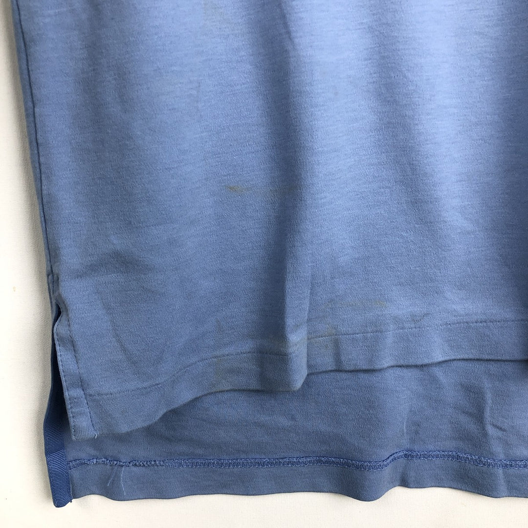 Ralph Lauren POLO GOLF Long sleeve polo shirt for men, size L Pima Cotton Blue type light blue Vintage Second Hand