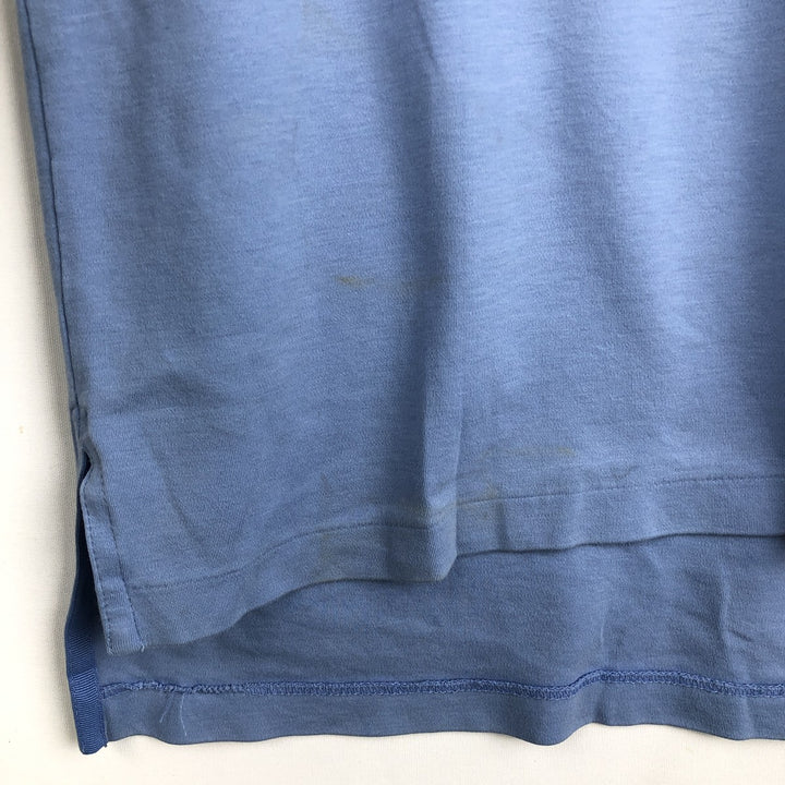 Ralph Lauren POLO GOLF Long sleeve polo shirt for men, size L Pima Cotton Blue type light blue Vintage Second Hand