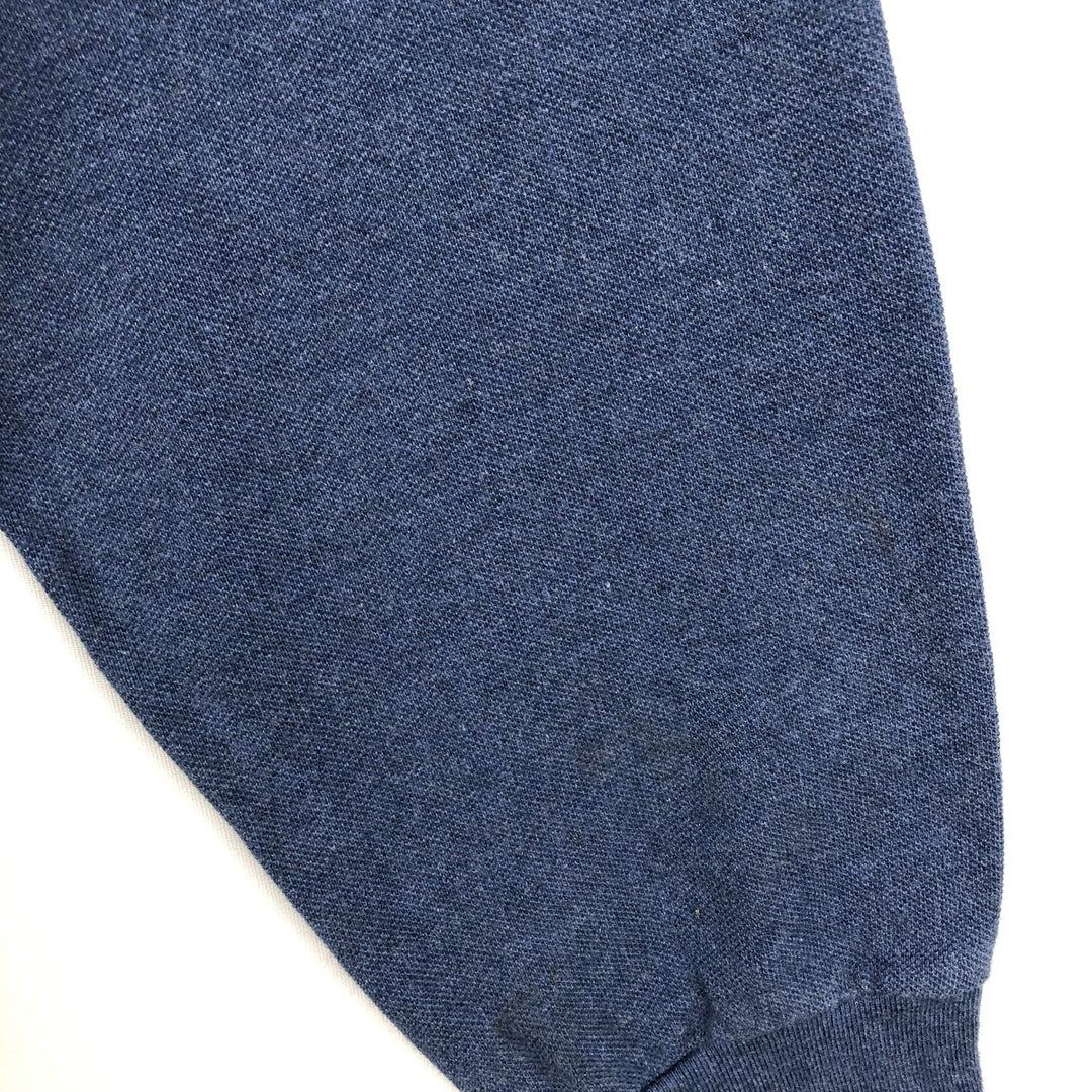 Ralph Lauren POLO by Ralph Lauren long sleeve polo shirt, men's size L cotton blue type Vintage Second Hand