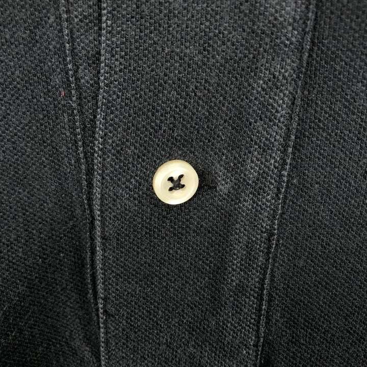 Ralph Lauren POLO by Ralph Lauren long sleeve polo shirt, men's XL size cotton black type Vintage Second Hand