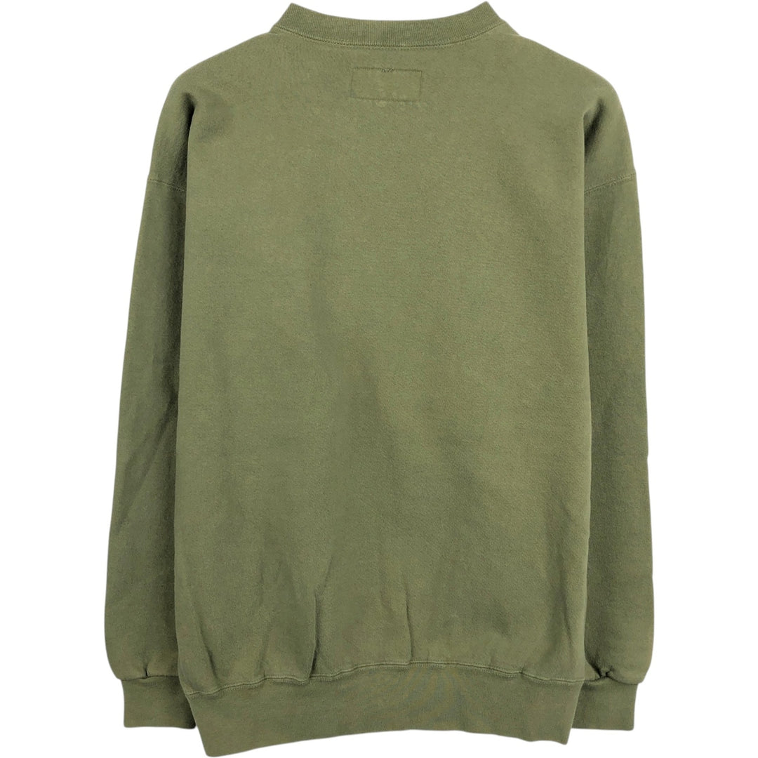 Vintage 90'S Russell High Cotton Blank Sweatshirt, Made in USA, Men's Size Medium cotton Khaki type Vintage Second Hand