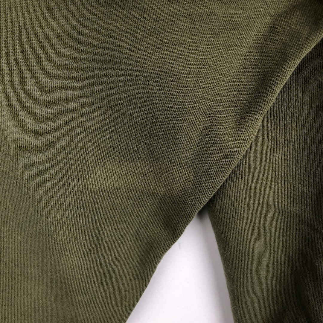 Vintage 90'S Russell High Cotton Blank Sweatshirt, Made in USA, Men's Size Medium cotton Khaki type Vintage Second Hand