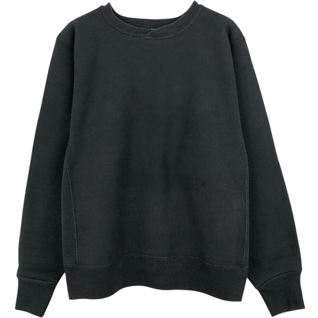 90'S Hanes Blue Tag Plain Blank Sweatshirt, Made in USA, Men's Size M (Equivalent), Vintage cotton black type Vintage Second Hand