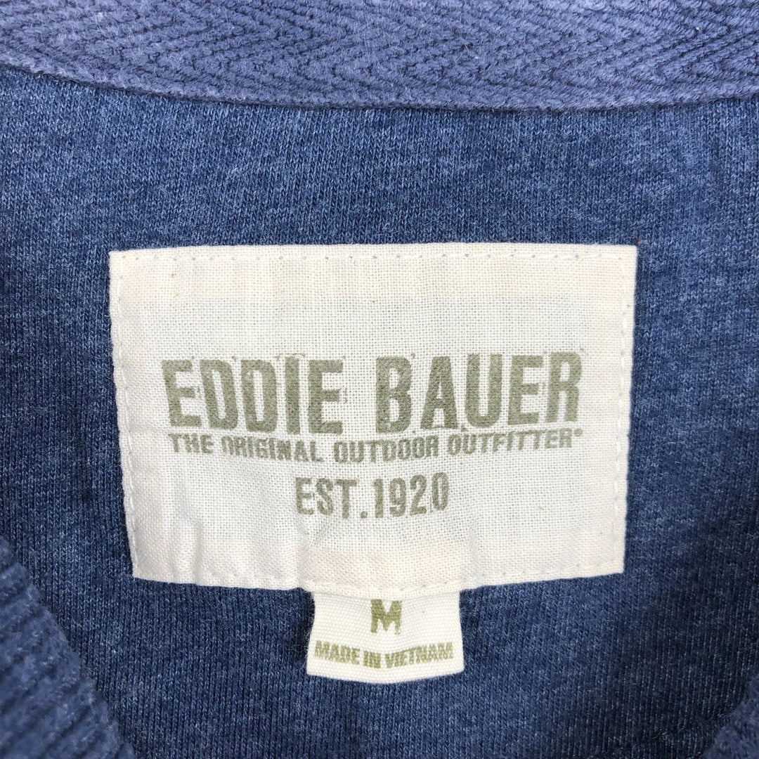 Eddie Bauer Thermal T-Shirt, Waffle, Men's Size M cotton blue type Vintage Second Hand