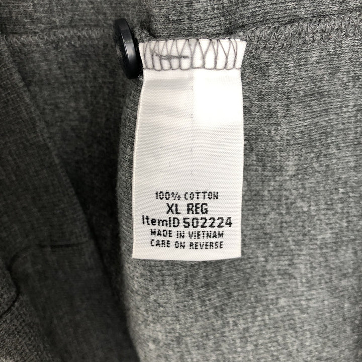 LLBean Men's Thermal Long Sleeve T-Shirt, Waffle, Size XL cotton Charcoal Vintage Second Hand