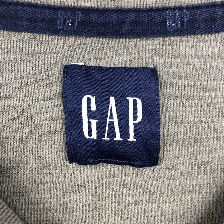 GAP Thermallon T-shirt, Honeycomb, Men's L size cotton Khaki type Vintage Second Hand