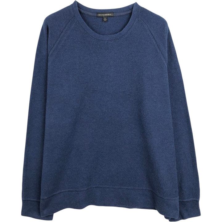 Banana Republic Thermal Long T-Shirt, Men's XL cotton navy blue type Vintage Second Hand