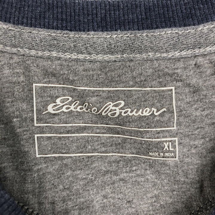 Eddie Bauer Thermal T-Shirt, Waffle, Men's XL cotton blue type Vintage Second Hand