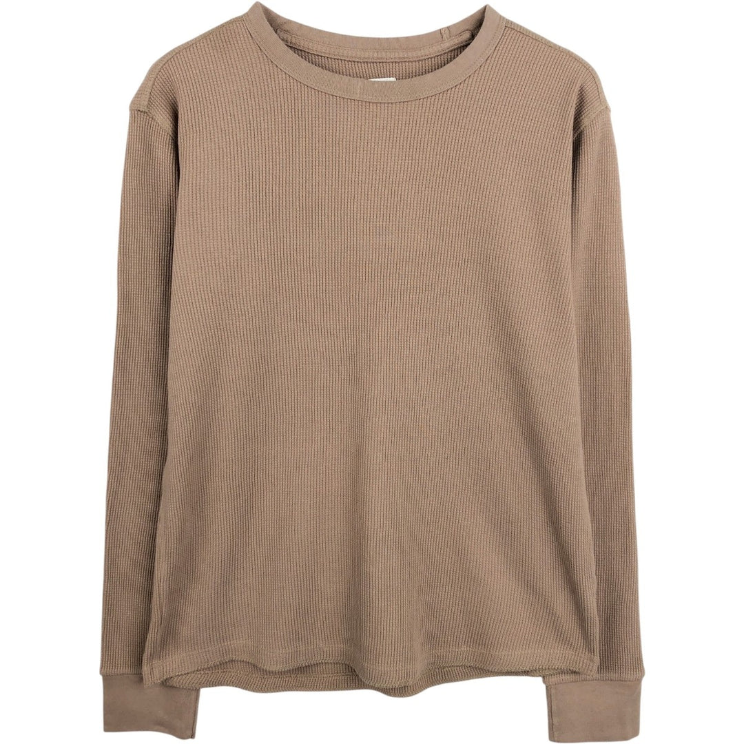 GAP Thermal Long T-Shirt, Men's Size S cotton Beige type Vintage Second Hand