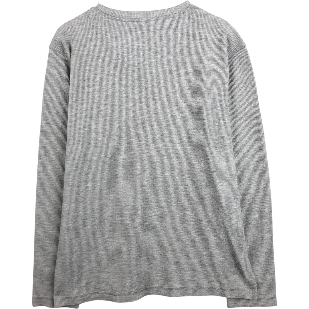 Eddie Bauer SLEEPWEAR Thermal Long-Sleeve T-Shirt, Men's Size L (approx.) polyester white type Vintage Second Hand