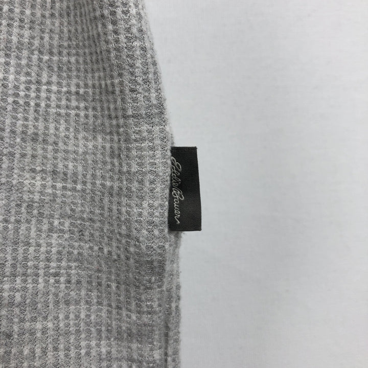 Eddie Bauer SLEEPWEAR Thermal Long-Sleeve T-Shirt, Men's Size L (approx.) polyester white type Vintage Second Hand