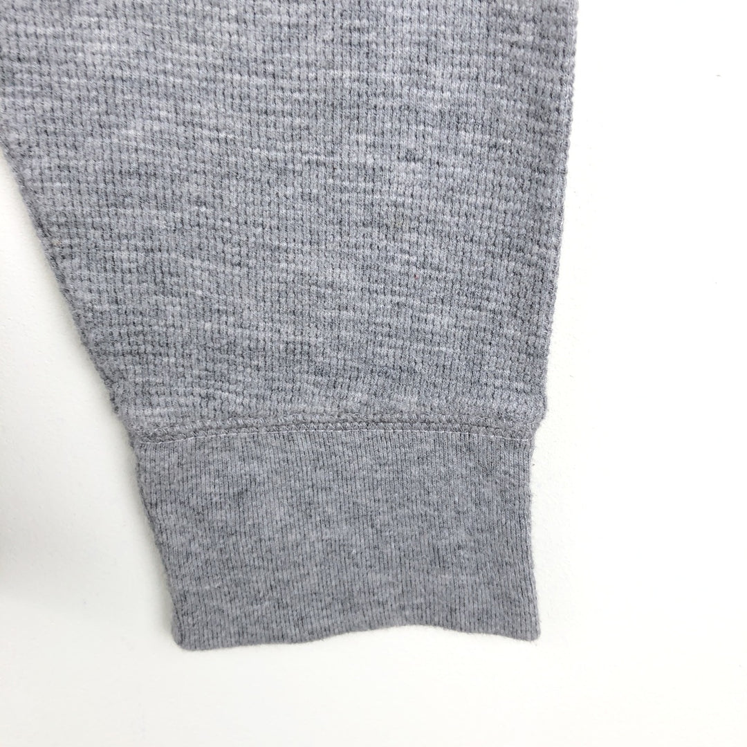 Ralph Lauren POLO RALPH LAUREN SLEEPWEAR Thermal Long T-shirt Waffle Men's M size cotton gray type Vintage Second Hand
