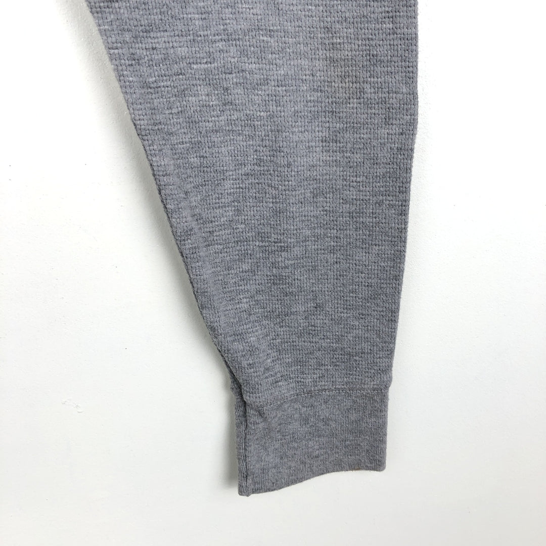 Ralph Lauren POLO RALPH LAUREN SLEEPWEAR Thermal Long T-shirt Waffle Men's M size cotton gray type Vintage Second Hand