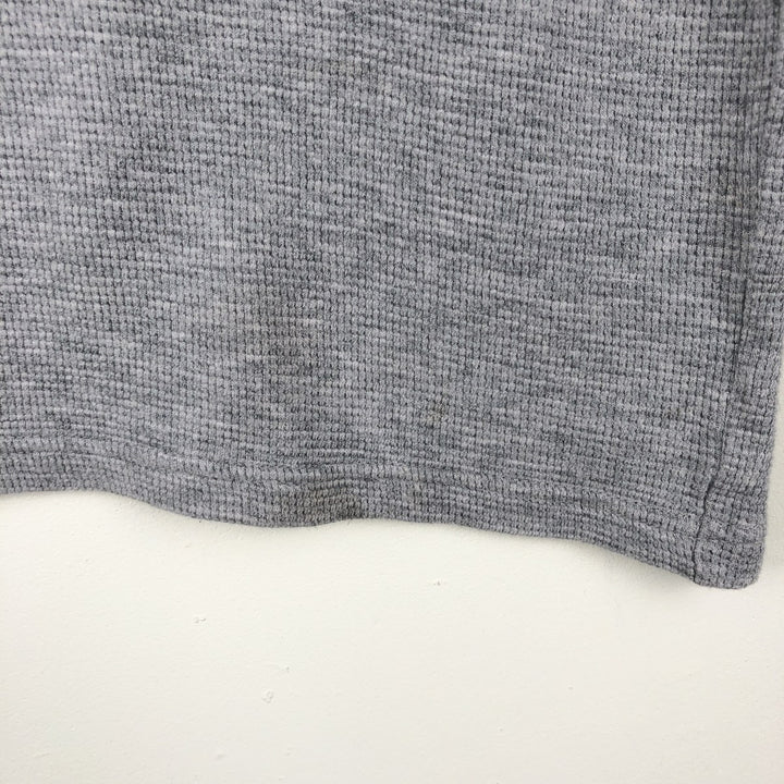 Ralph Lauren POLO RALPH LAUREN SLEEPWEAR Thermal Long T-shirt Waffle Men's M size cotton gray type Vintage Second Hand