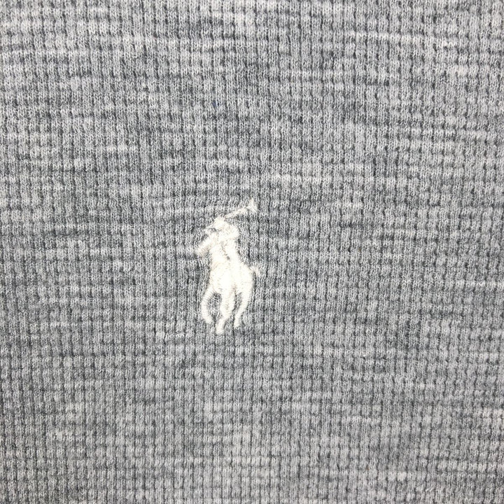 Ralph Lauren POLO RALPH LAUREN SLEEPWEAR Thermal Long T-shirt Waffle Men's XL cotton gray type Vintage Second Hand