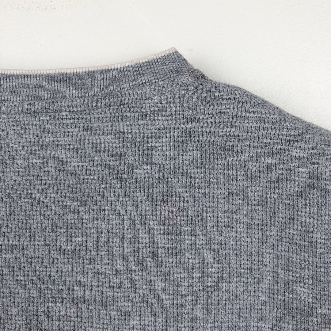 Ralph Lauren POLO RALPH LAUREN SLEEPWEAR Thermal Long T-shirt Waffle Men's XL cotton gray type Vintage Second Hand