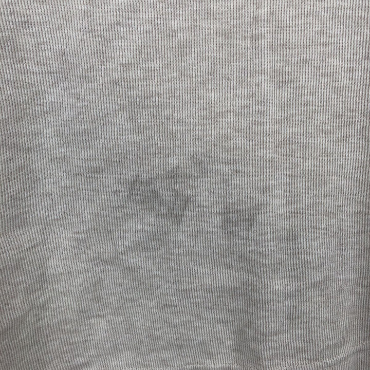 Ralph Lauren CHAPS Henley Neck Long-Sleeve T-Shirt (Men's Size L) cotton ivory Vintage Second Hand