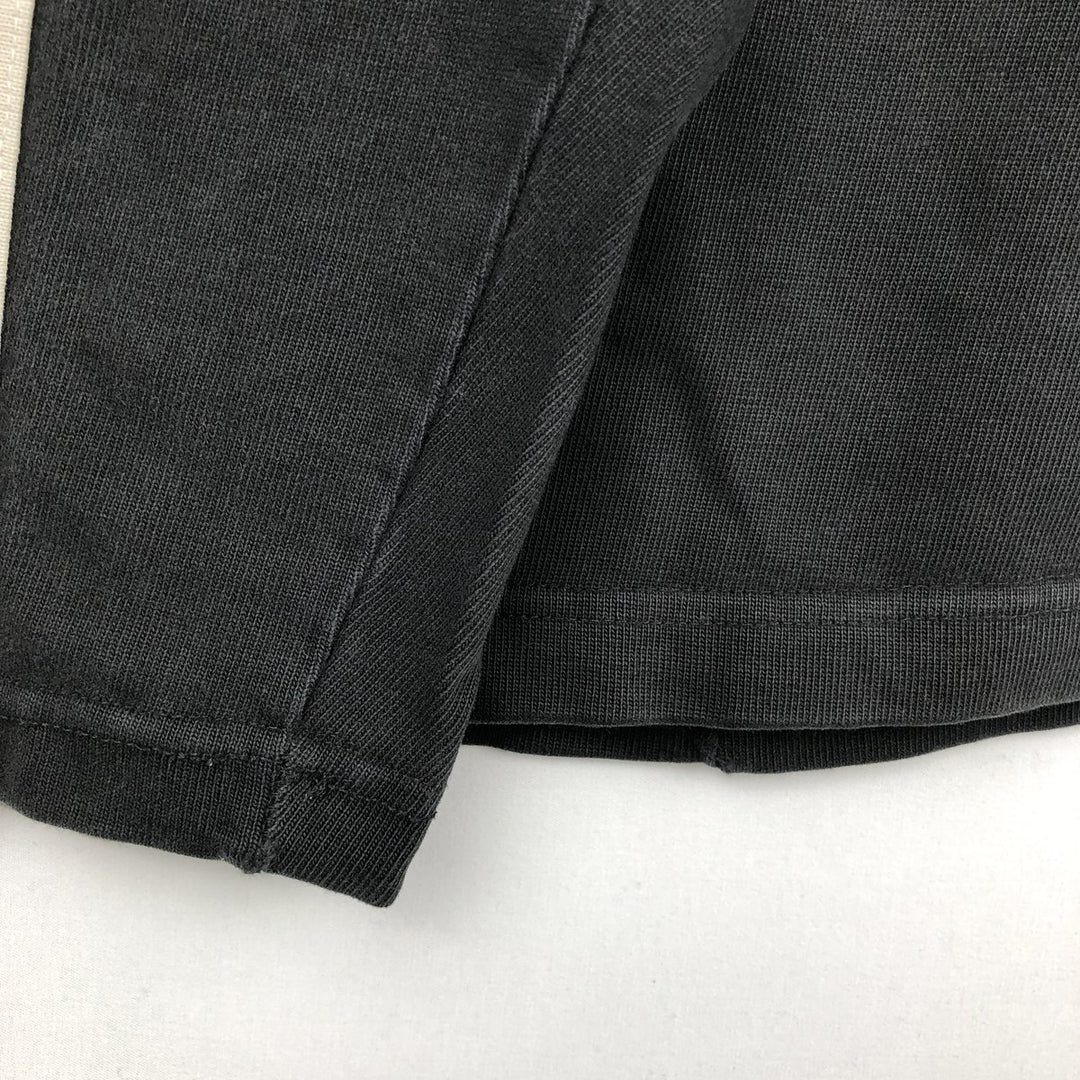 Harley-Davidson Skull Pattern V-Neck Long-Sleeve T-Shirt (Men's XL equivalent) unclear black type Vintage Second Hand