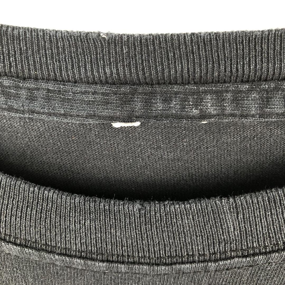 Harley-Davidson Skull Pattern Long T-shirt, Men's L size unclear black type Vintage Second Hand