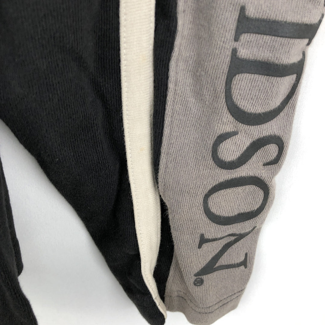 Harley-Davidson Skull Pattern V-Neck Long-Sleeve T-Shirt (Men's XL equivalent) cotton black type Vintage Second Hand