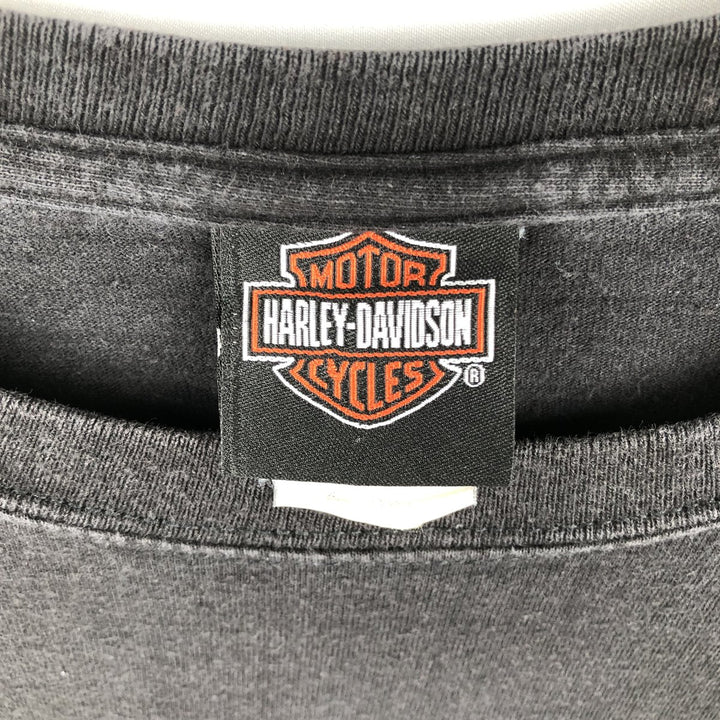 2000'S Harley-Davidson Long-Sleeve T-Shirt unclear black type Vintage Second Hand