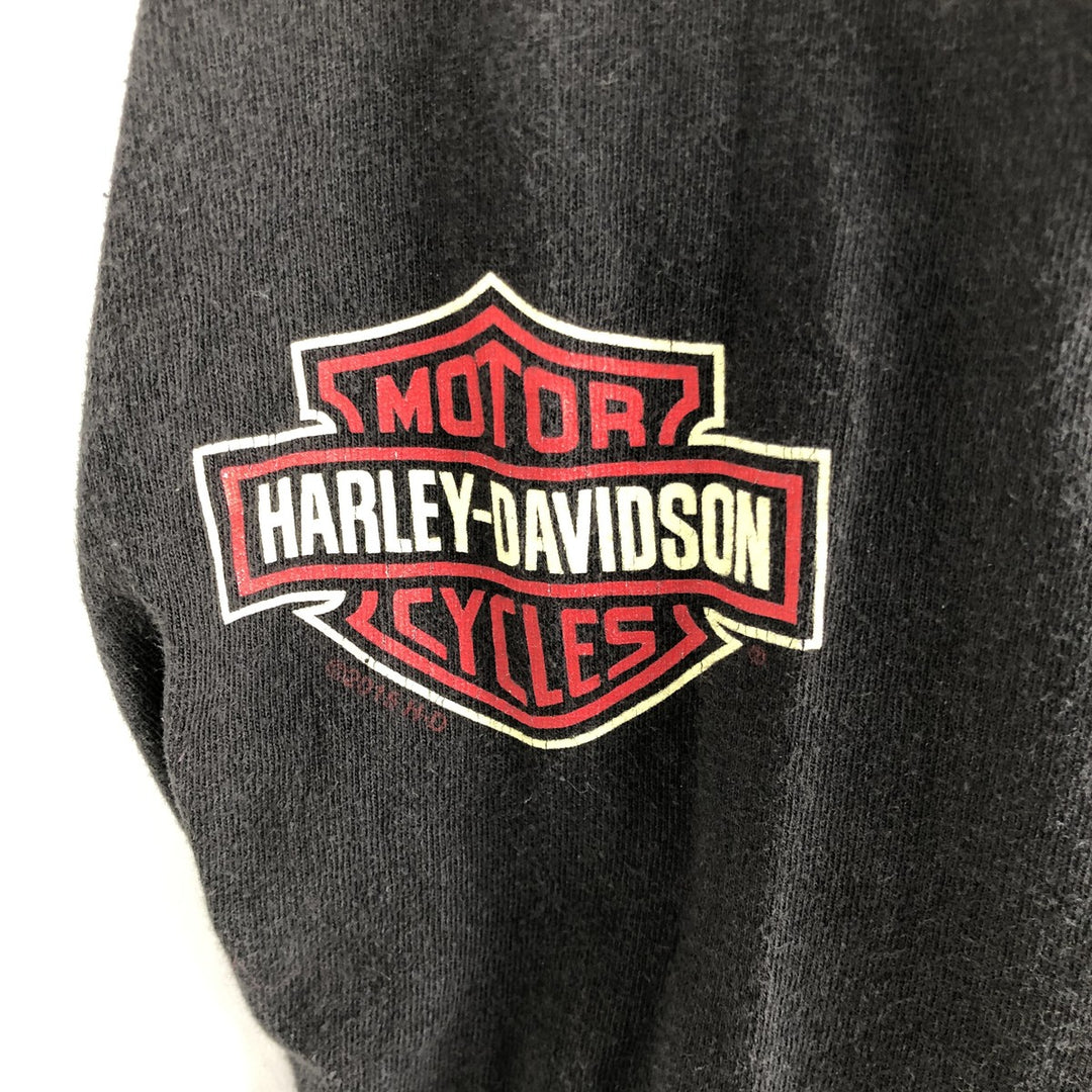 2000'S Harley-Davidson Long-Sleeve T-Shirt unclear black type Vintage Second Hand