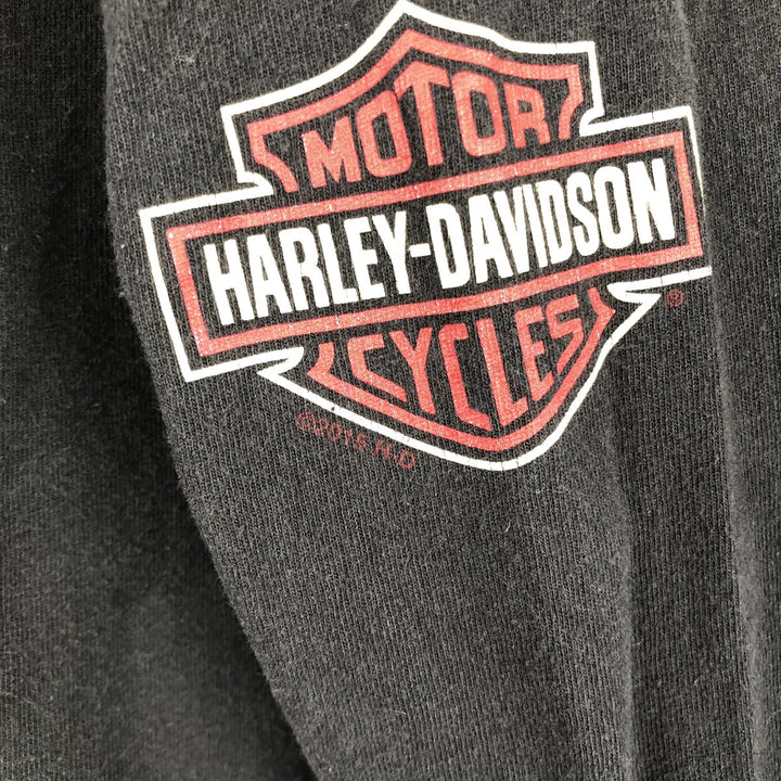 2000'S Harley-Davidson Long-Sleeve T-Shirt unclear black type Vintage Second Hand