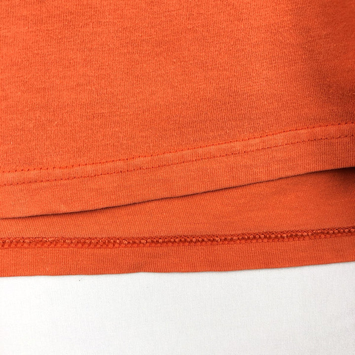 Hanes Harley-Davidson Long-Sleeve T-Shirt, Made in USA, Men's Size L (equivalent) cotton orange type Vintage Second Hand