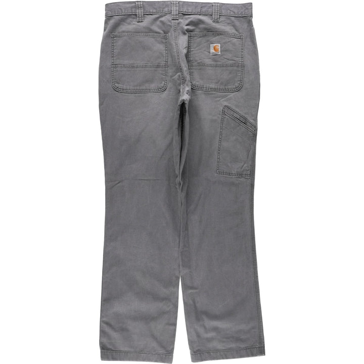 Carhartt Relaxed Fit Duck Work Pants, Men's, W34 equivalent cotton gray type Vintage Second Hand