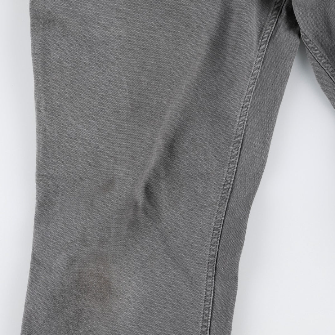 Carhartt Relaxed Fit Duck Work Pants, Men's, W34 equivalent cotton gray type Vintage Second Hand